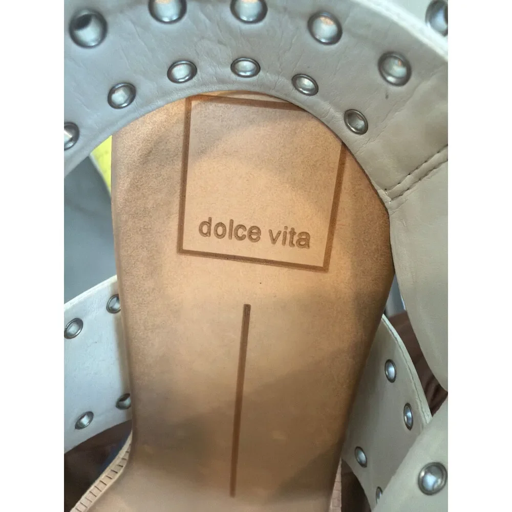 Dolce Vita cream leather